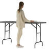 Mesa de Trabalho Regulável e Dobrável WORKTOP 180 